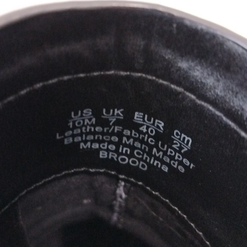 Franco Sarto Size 10 Black Leather Brood Chelsea Boots - Picture 9 of 11